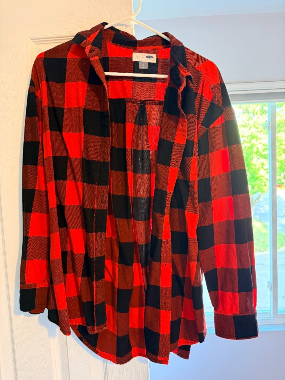 Old Navy Red & Black Flannel